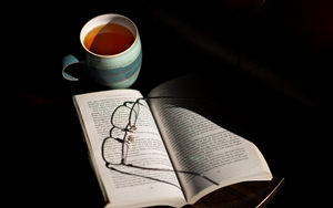 Reading Glasses On Book small